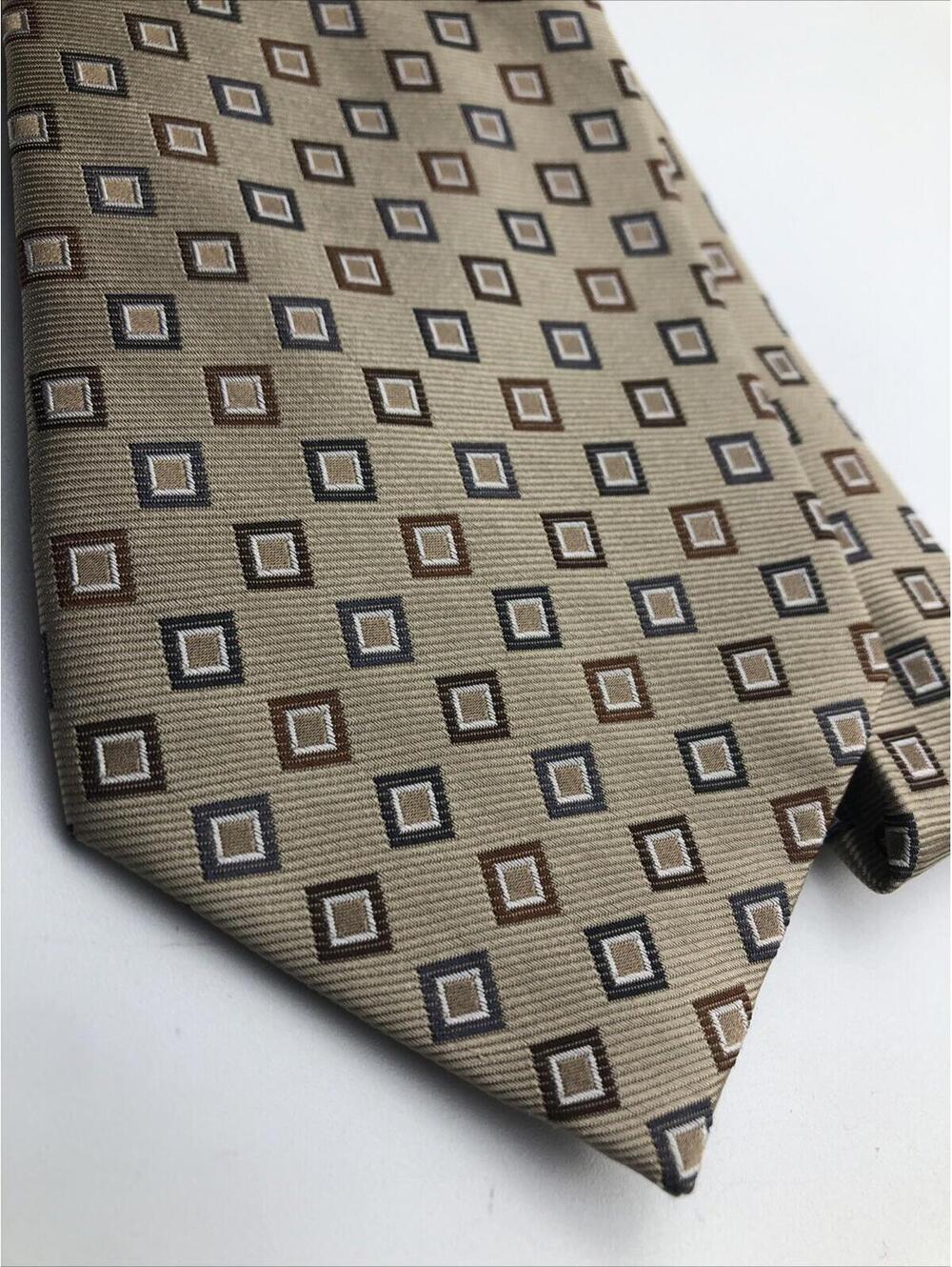 Mens Tie 100% Silk Claiborne